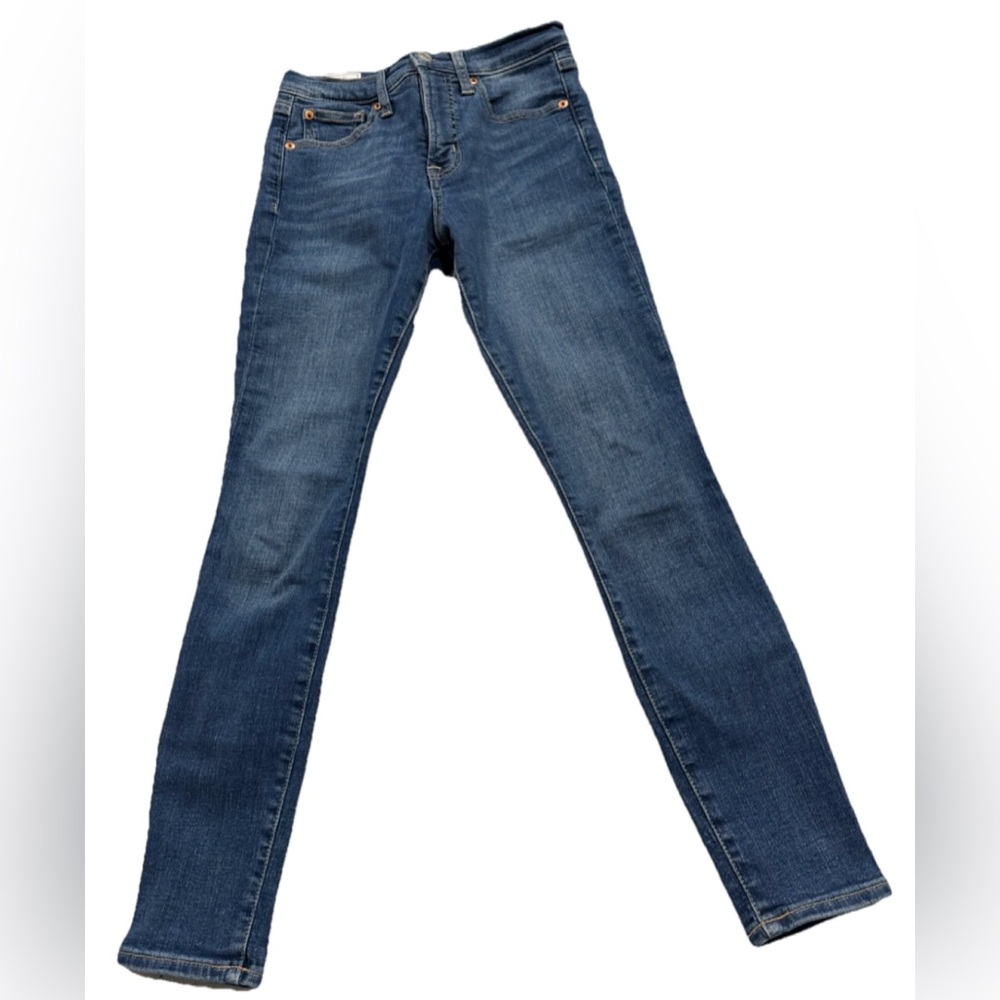 GAP True Skinny High Rise Jeans 25/0 Petite Dark Wash Stretch Denim Women’s